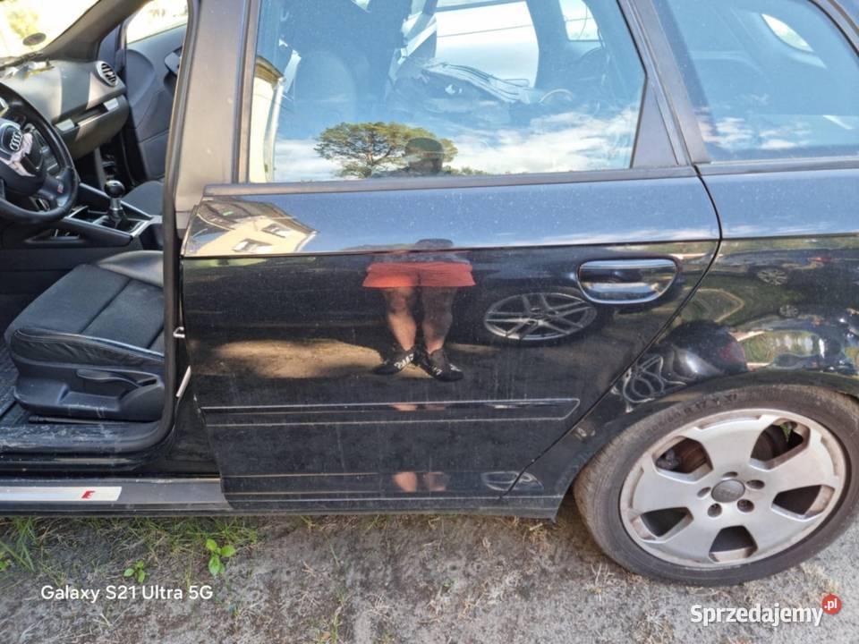 Drzwi prawy tył Audi A3 8P LZ9Y Sportback Rok produkcji 2008 Karoseria Słupsk sprzedam