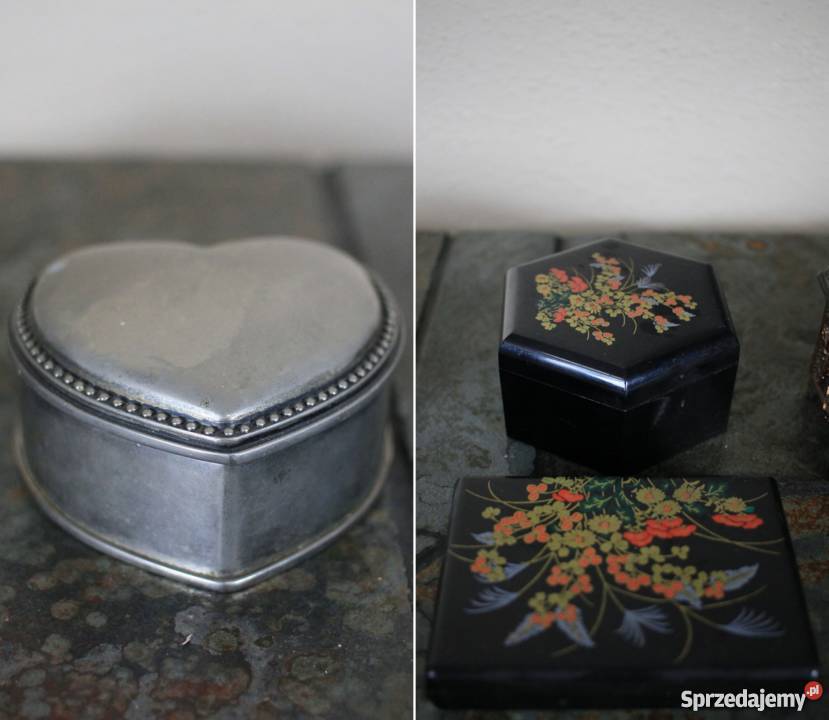 Szkatułki na biżuterie pięknie zdobione pudełka Pszczyna