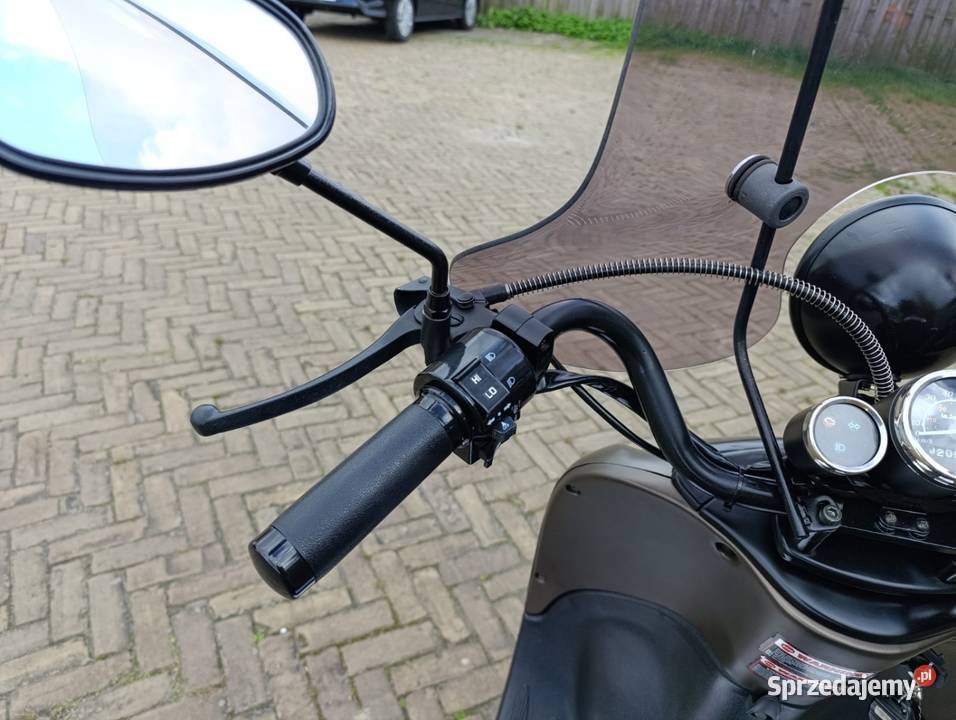 Skuter 50 retro 2020 Black Shadow super stan 50cm3