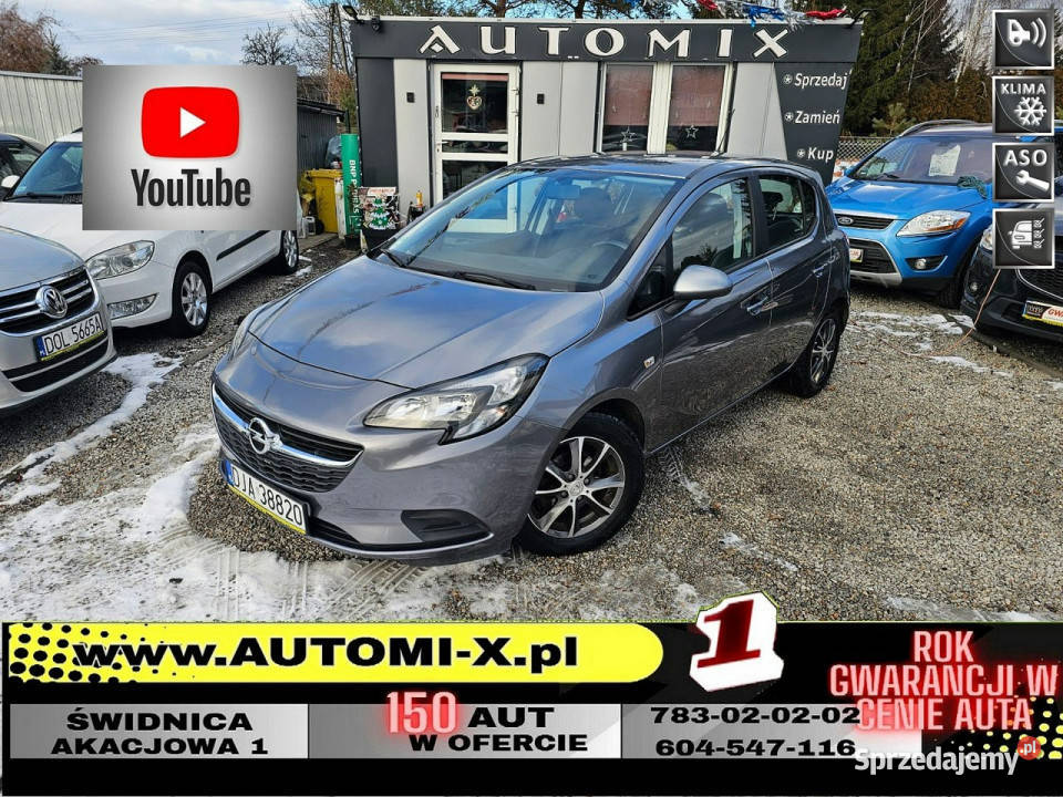 Opel Corsa 14 BENZ 5 Drzwi Niski Udok Przebieg lakier metallic dolnośląskie Świdnica