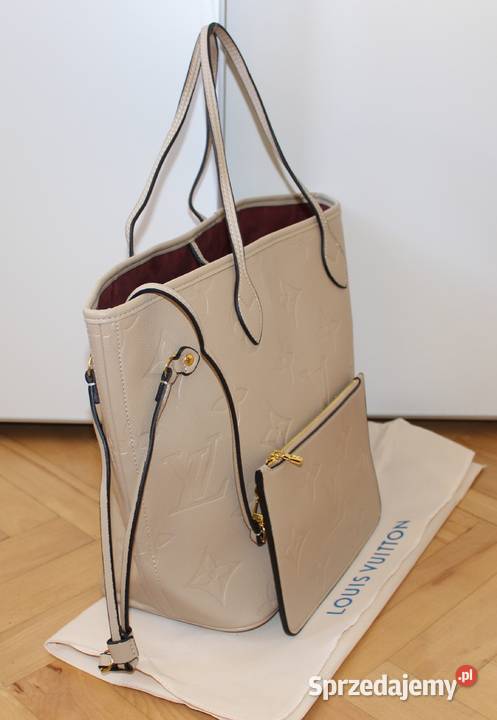 Torebka Louis Vuitton Neverfull Empreinte Na ramię
