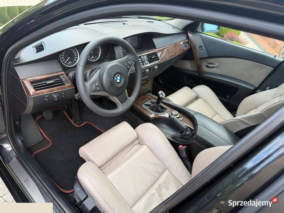 BMW Seria 5 25 Diesel 177 Import 2008r Możliwa manualna wielkopolskie Krotoszyn