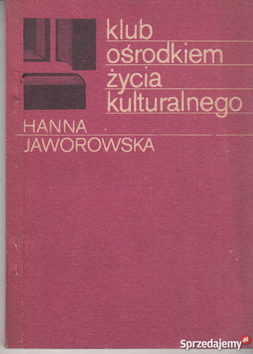 02215 KLUB OŚRODKIEM ŻYCIA KULTURALNEGO HANNA Czyrna sprzedam
