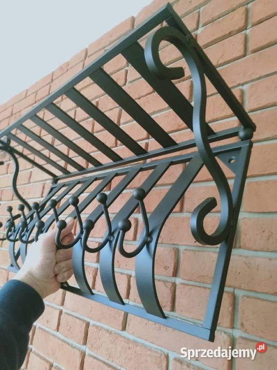 Stylowy wieszak czarny mat Belsoo Dekoracje i ozdoby Gdańsk