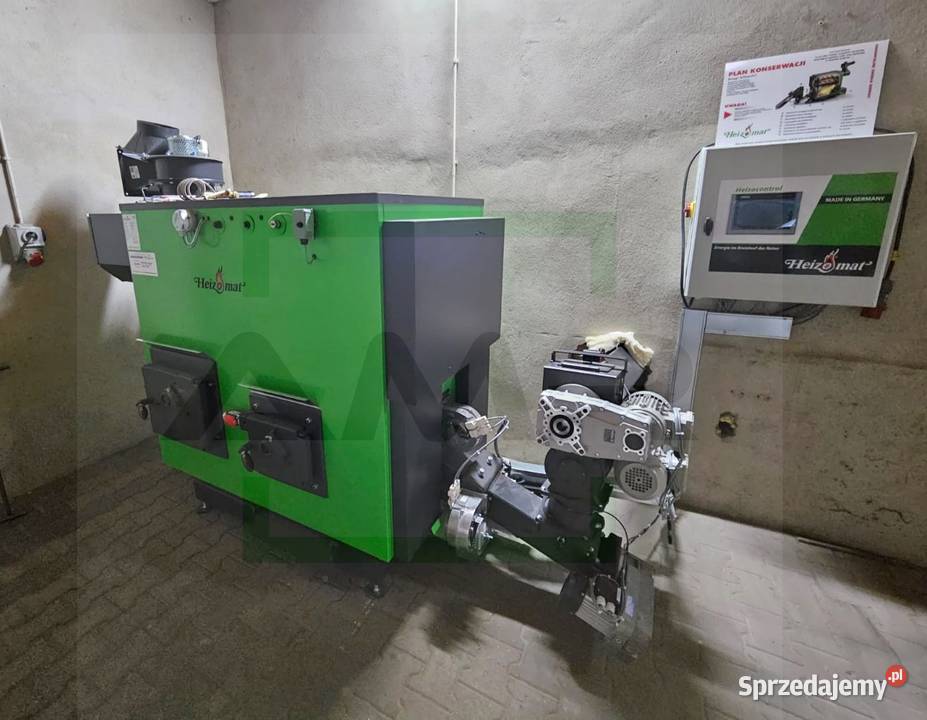 NOWY piec na torcinę zrębkę biomasę HEIZOMAT Pałubice