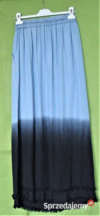 Spódnica maxi rozkloszowana r uniwersalny niebieski Warszawa sprzedam