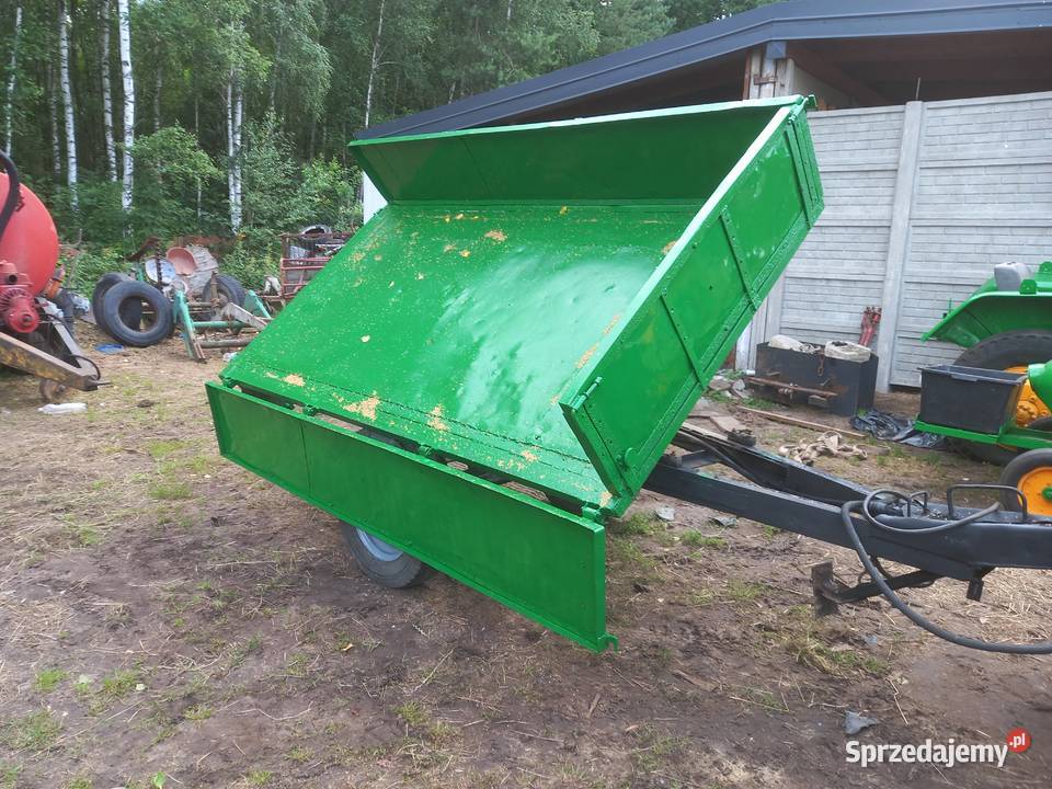 Przyczepa wywrotka jednoosiowa Sieradz sprzedam