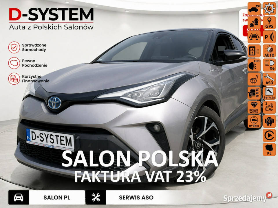 Toyota CHR CHR 20r Salon Polska 184 ECtv ABS Białystok