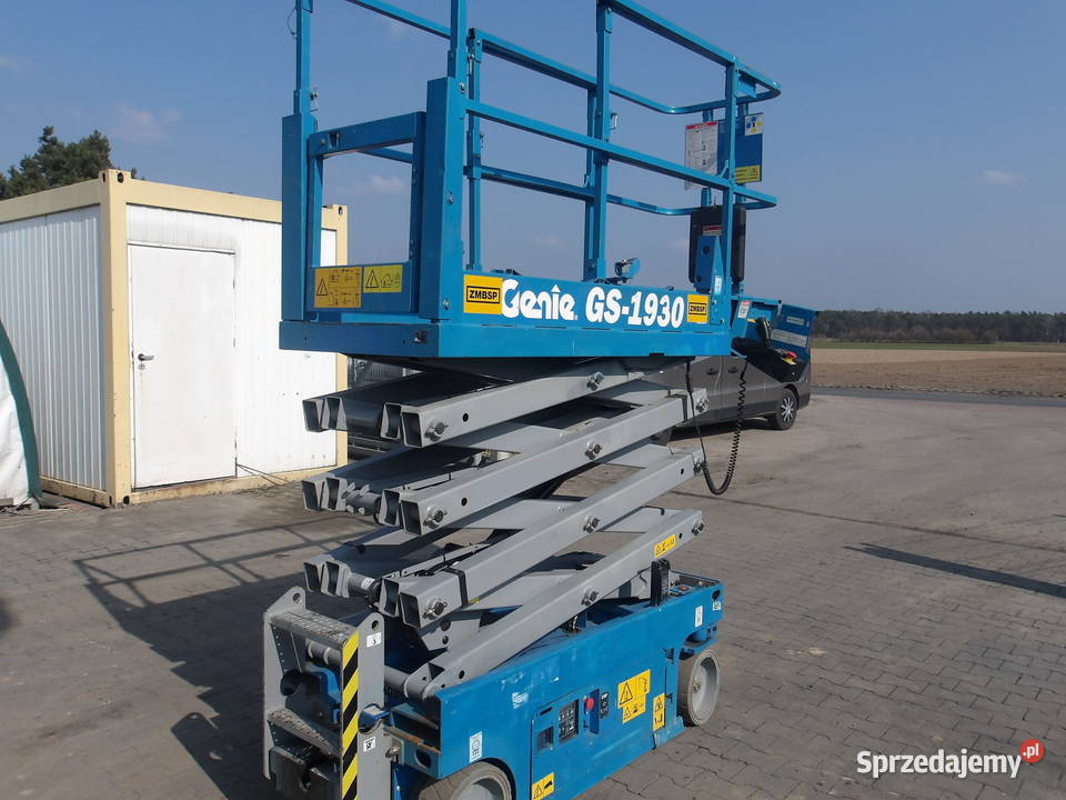 Podnośnik nożycowy zwyżka 8m Genie GS1930 Pleszew sprzedam