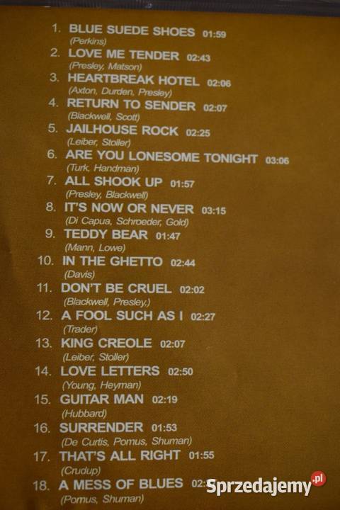 Elvis Presley The Best of CD kujawsko-pomorskie sprzedam