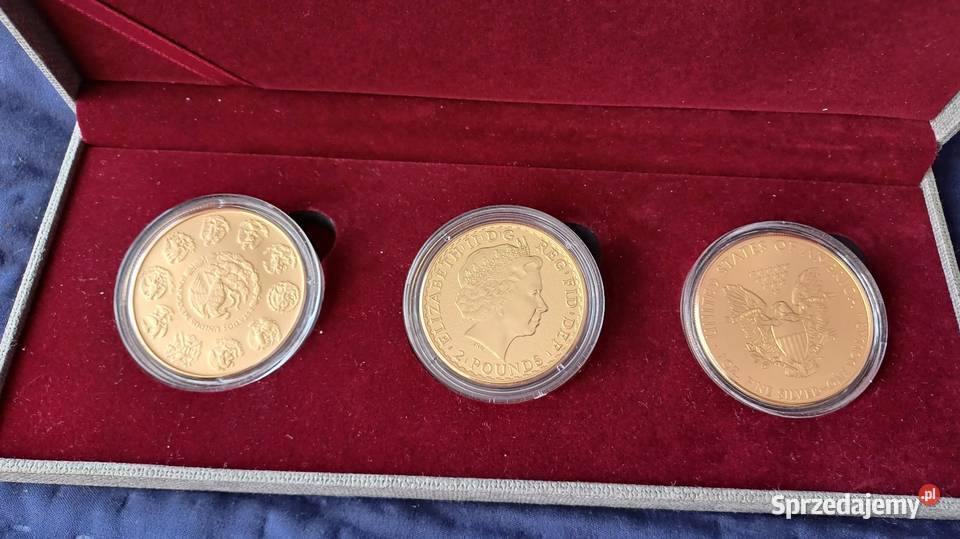 3 Monety Ounce Of Art 2015 Rembrant setBU 3x 1oz Numizmatyka Bielsko-Biała