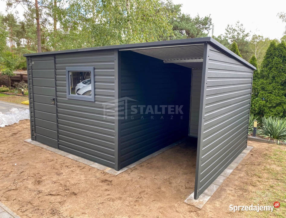 Domek ogrodowy schowek 25x25m wiata 15x25m drzwi Augustów