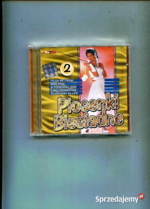 Piosenki biesiadne 2 Płyta CD Folia Szczecin sprzedam