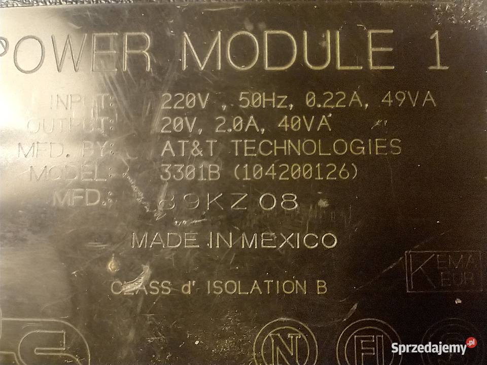 Zasilacz HP deski Jet model 3301B 220V output 20 łódzkie