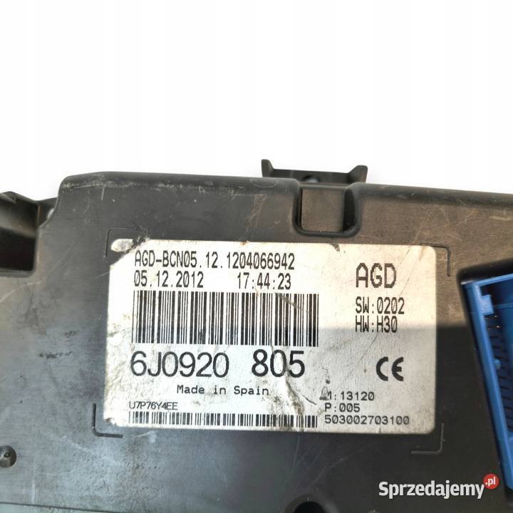 LICZNIK ZEGARY 6J0920805 Seat Ibiza IV 12 12V 14