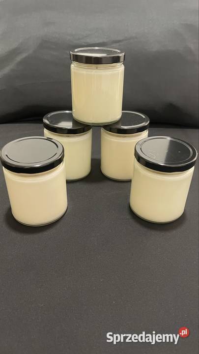 ŚWIECZKI SOJOWE W SŁOIKU 250 ml biały Ostrów Wielkopolski sprzedam