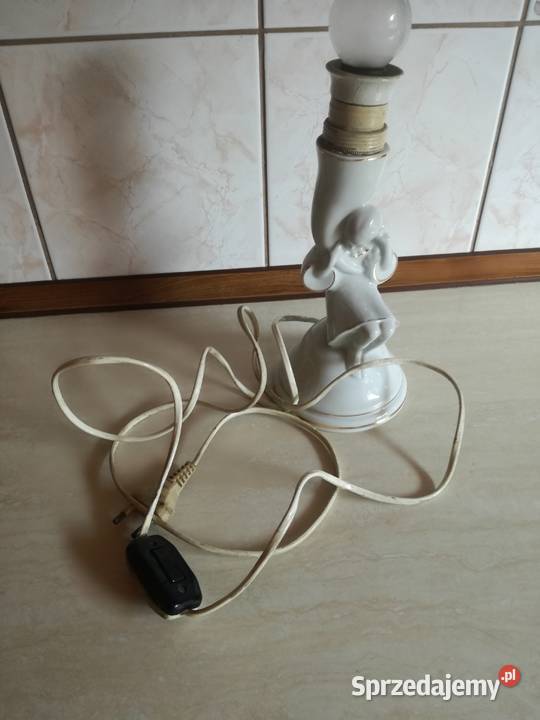 Piękna stara porcelanowa lampka nocna Ćmielów Jastrzębie-Zdrój