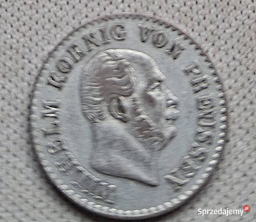 PRUSY12 SILBERGROSZA 1865 r A SREBRO mazowieckie Legionowo