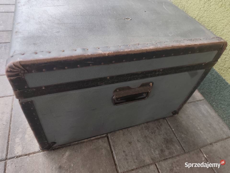 Stara walizka kufer wielkopolskie Budzyń