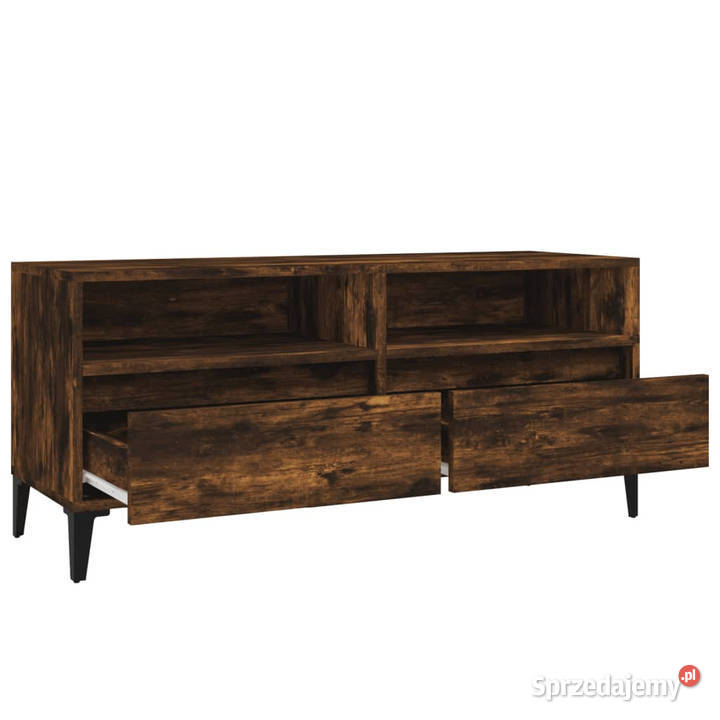 Szafka pod TV przydymiony dąb 100x345x445