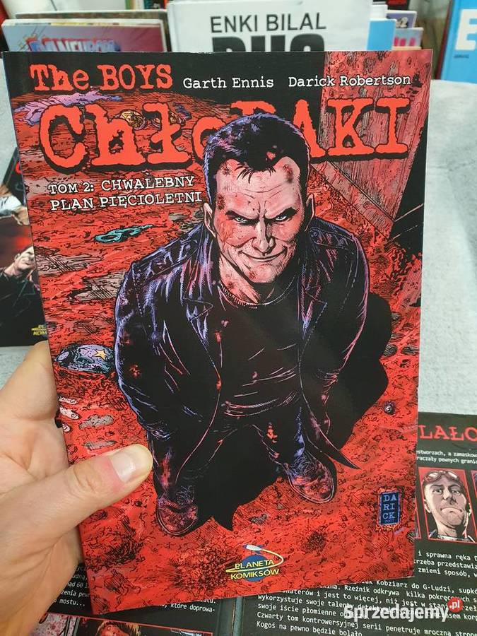 Chłopaki The Boys zestaw 4 komiksów Komiksy