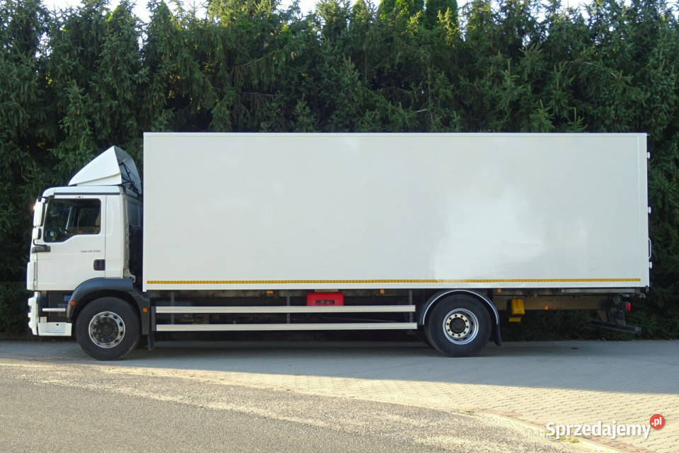 MAN TGM 18290 Euro 6 kontener firanka 20 pal Góra Kalwaria sprzedam
