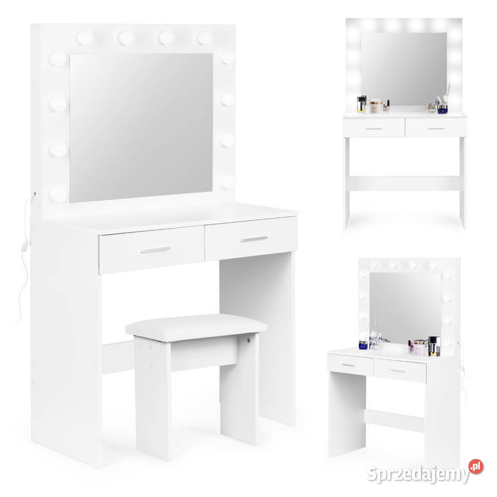 Duża nowoczesna toaletka kosmetyczna lustro Smogorzów