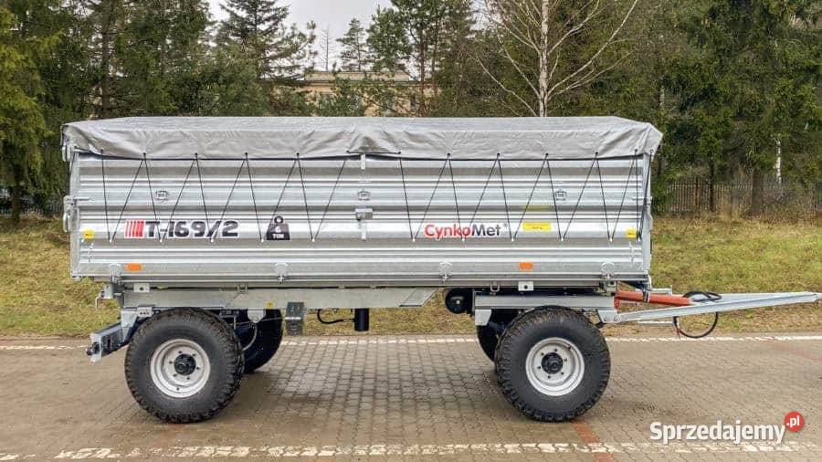 Przyczepa 6T T1692 CYNKOMET nieuszkodzony Olesno