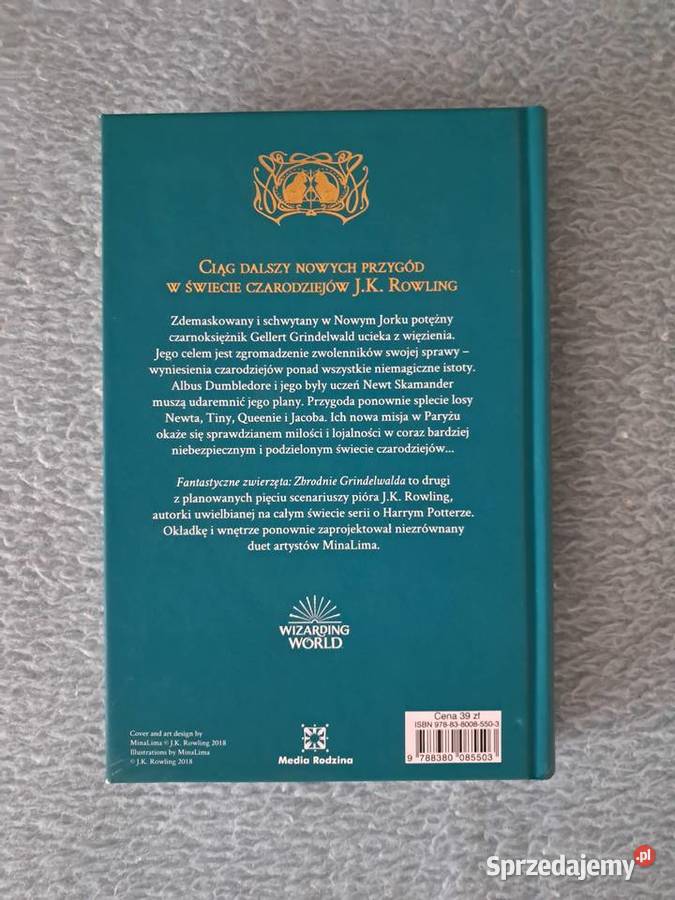 Książka scenariusz Zbrodnie Grindelwalda Kraków