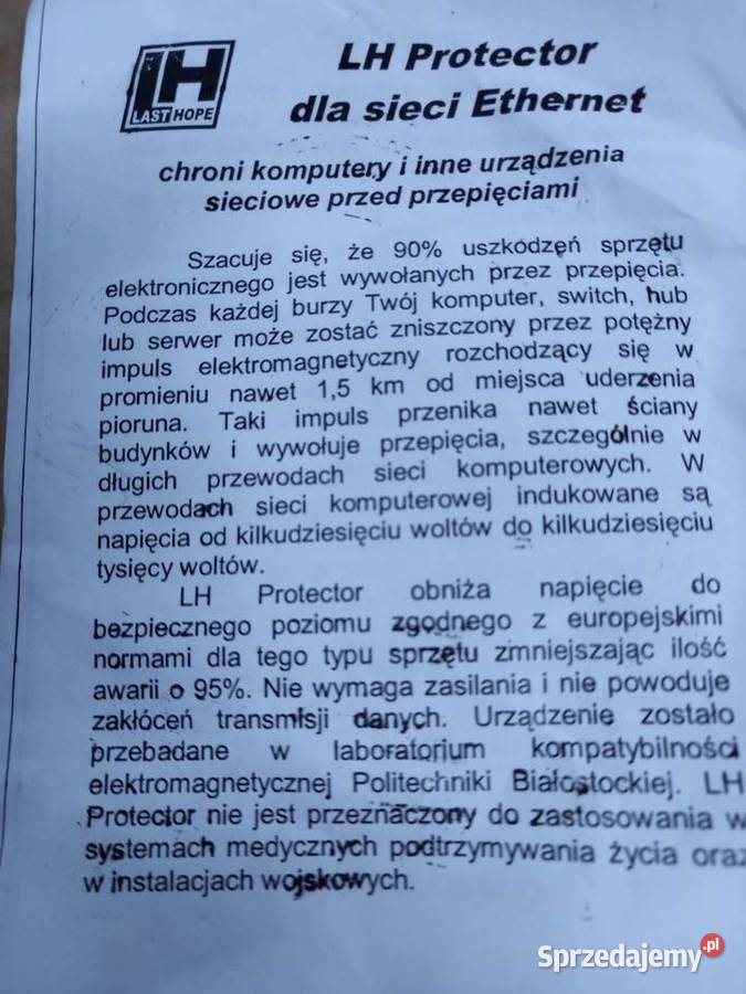 LH Protector ochronnik przeciwprzepięciowy Andrespol