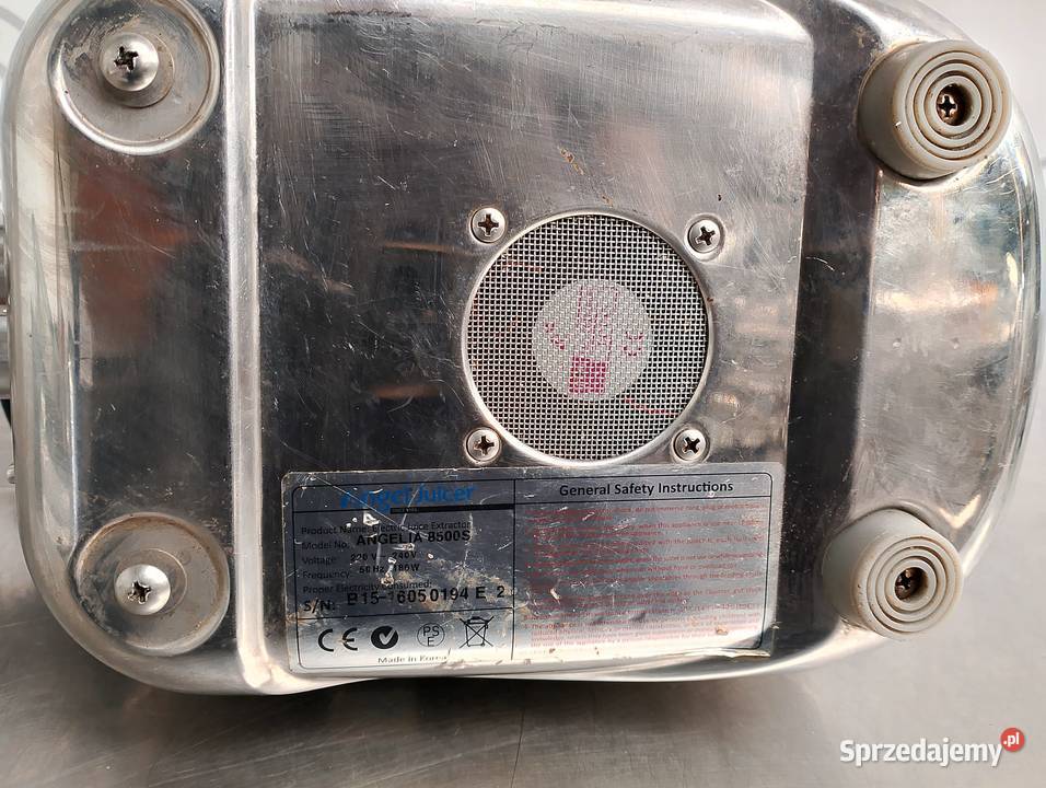 Wyciskarka wolnoobrotowa Angel Angelia 8500S Wrocław