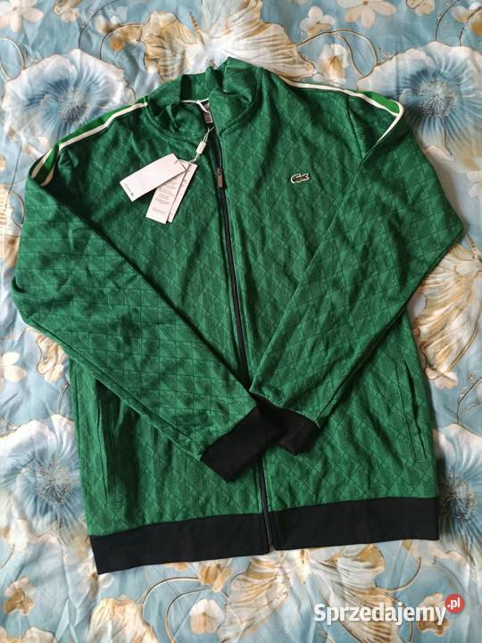 Bluza rozpinana Lacoste Monogram XXL regular fit zielony Białystok