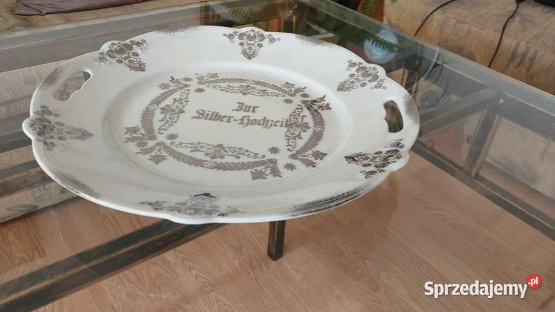 Patera okolicznościowa na srebrne wesele Patery Opole