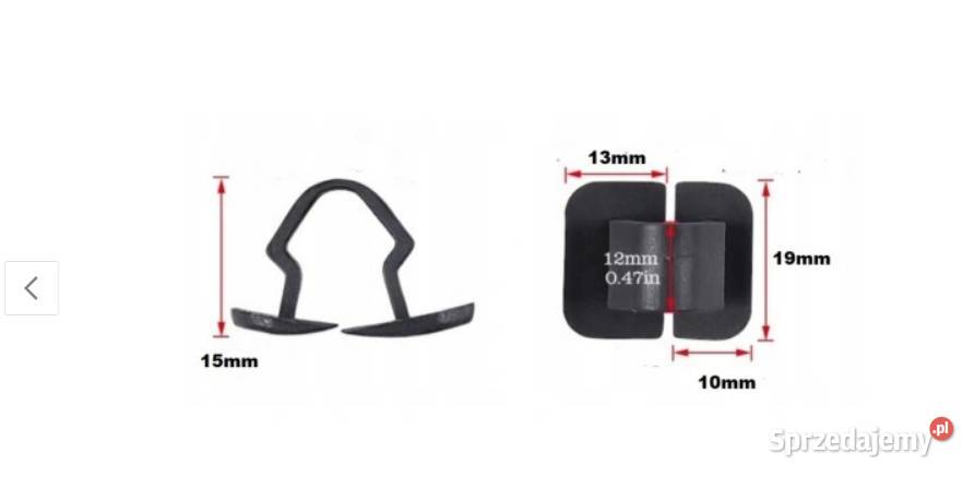 SPINKA SPINKI WYGŁUSZENIA MASKI komplet 12 sprzedam