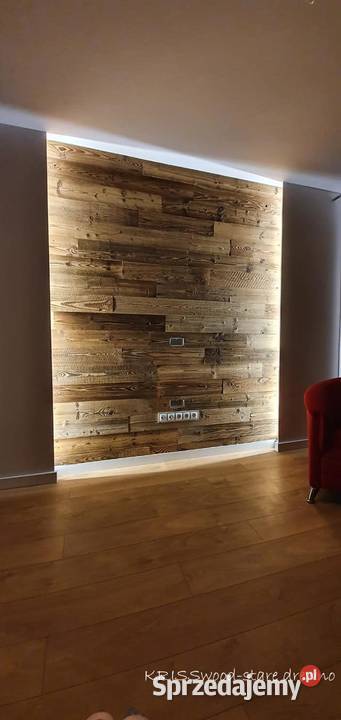 Panel ścienny Stare drewno niepostarzane Stare Wrocław