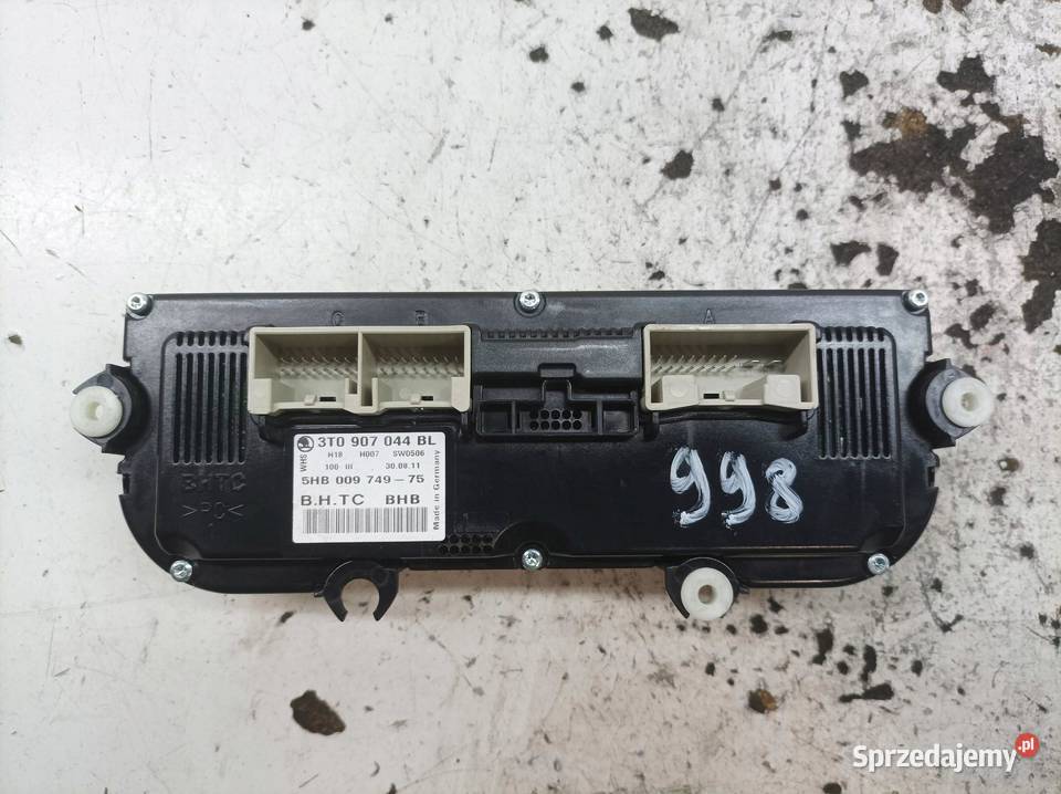 PANEL NAWIEWU 3T0907044BL Skoda Superb II osobowe Panele sterowania, przełączniki sprzedam