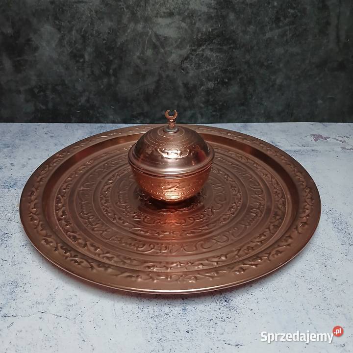 Miedziany tygielek miedziana cukierniczka Warszawa