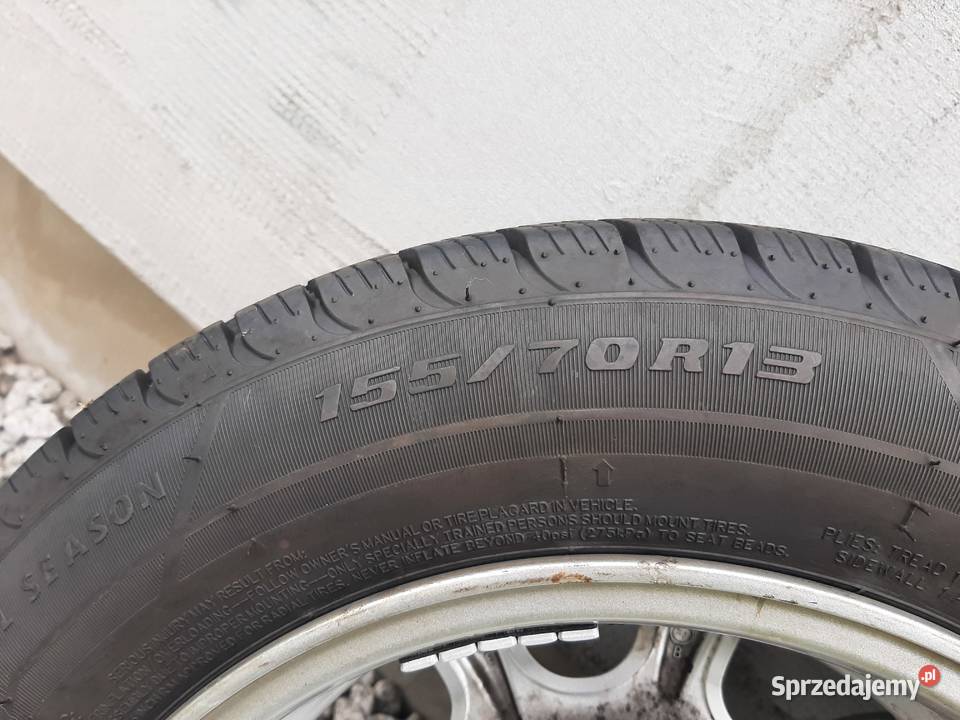 Felga Intra 14 4x100 z nowymi oponami