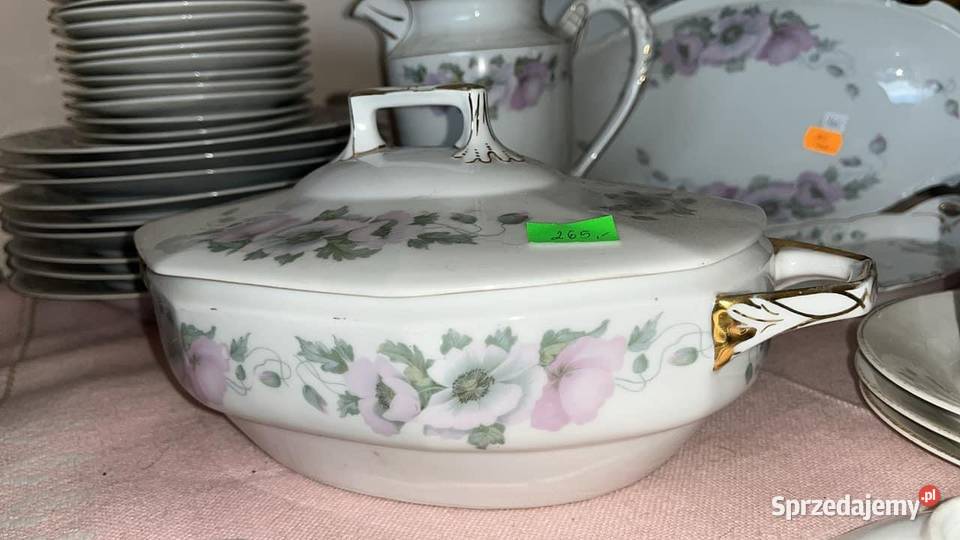 Talerzyk deserowy CT Altwasser Silesia 1925 r Porcelana i szkło