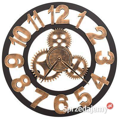 vidaXL Zegar ścienny metalowy 58 złoto Warszawa sprzedam