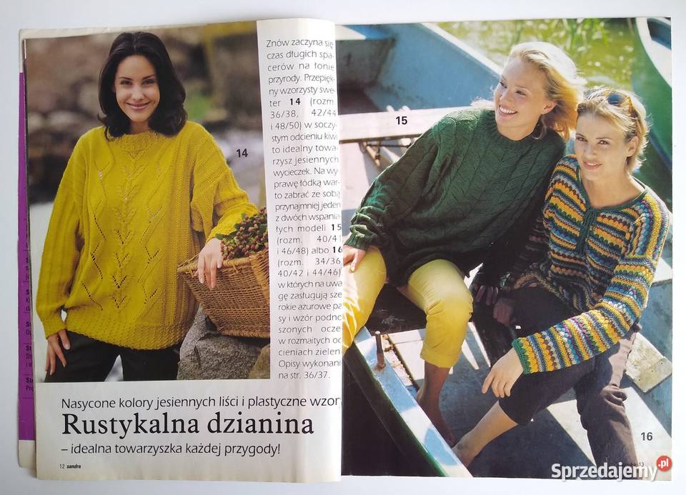 Modne Dzianiny Sandra 81998 Rok wydania 1998 pomorskie Gdańsk sprzedam
