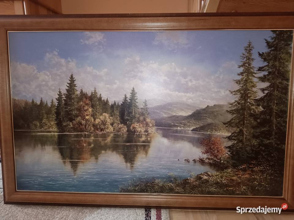 Obraz reprodukcja Siberian Lake malarz Von wielkopolskie
