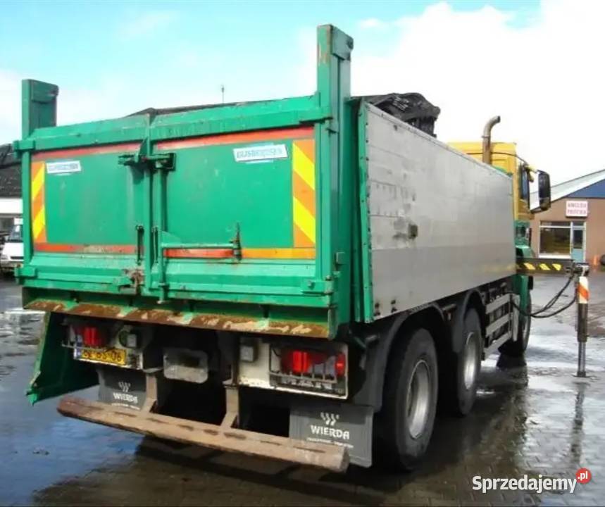 Wywrotka 6x6 bordmatic z dzwigiem Palfinger