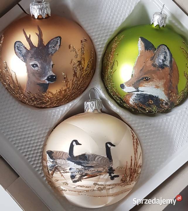 Bombki myśliwskie bańki łowieckie PREZENT wielokolorowy