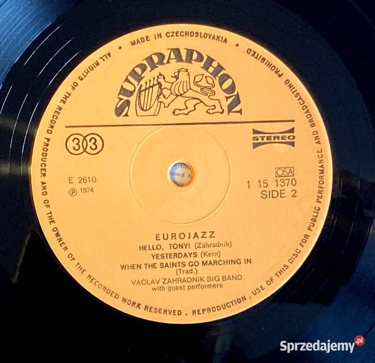 Vclav Zahradnk Big Band Euro Jazz zachodniopomorskie Szczecin sprzedam