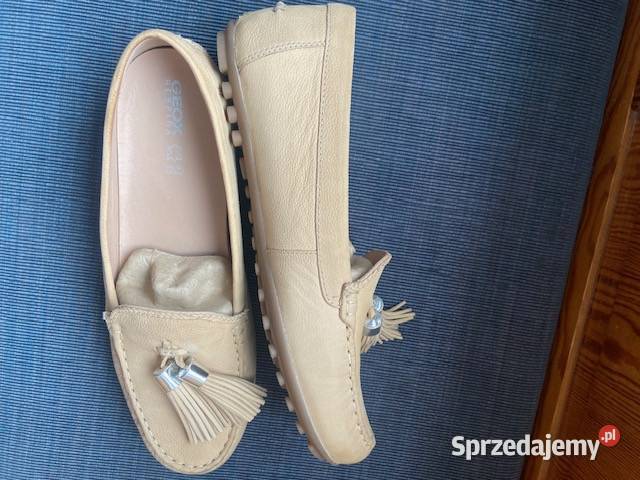 Skórzane mokasyny Geox r40
