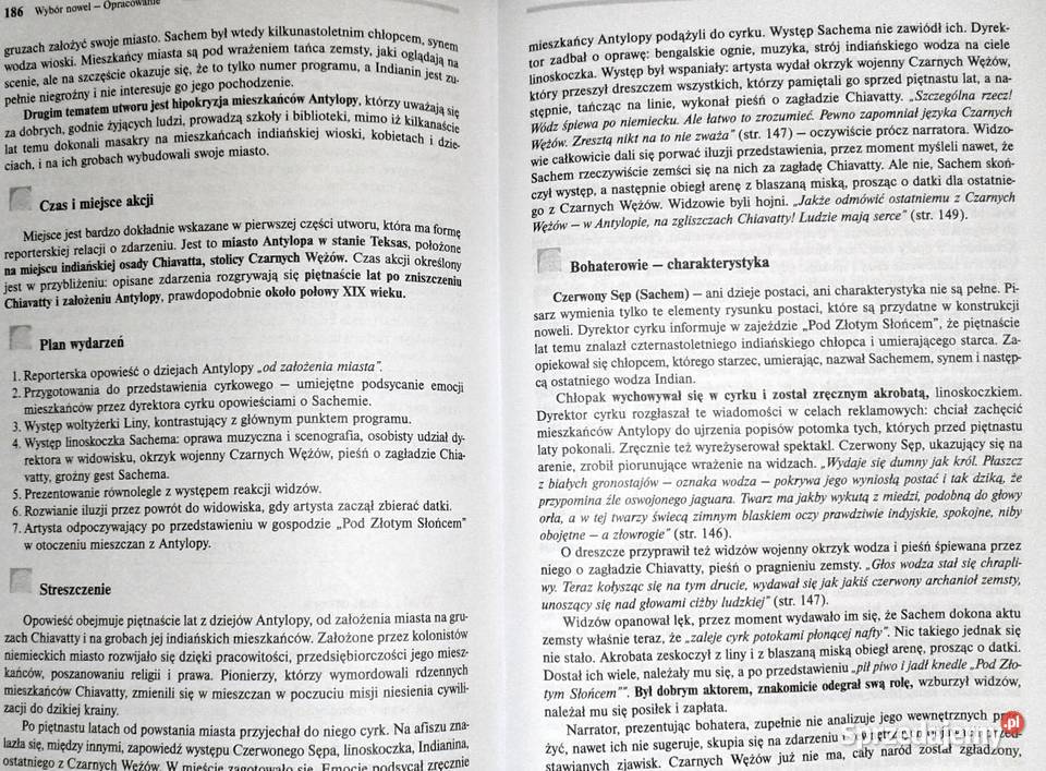 Nowele Henryk Sienkiewicz Lektura z opracowaniem Chełm sprzedam