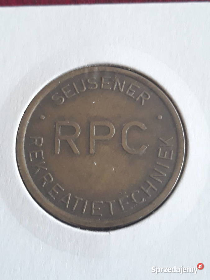 Żeton Holandia RPC Seijsener Rekreatietechniek Konin