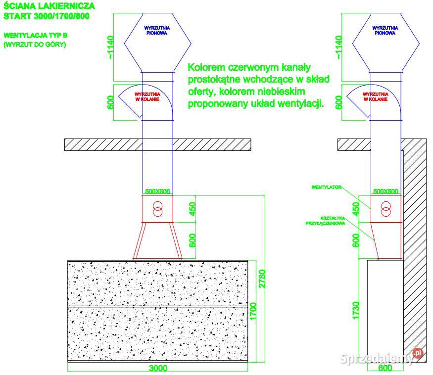 ŚCIANA LAKIERNICZA START 30001700600 ATEX Kalwaria Zebrzydowska