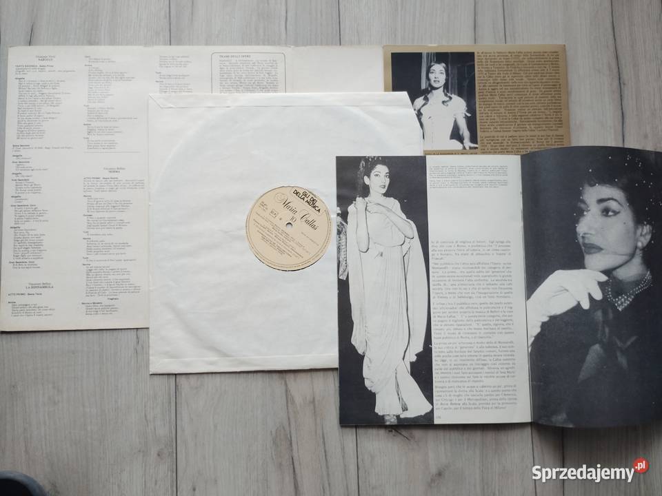 Maria Callas album winylowy live Muzyka Wronki